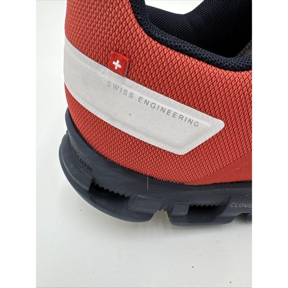 On Running Cloudflow Men's Rust Eclipse Shoes US 12.5M (orange & Blue) - Picture 3 of 13